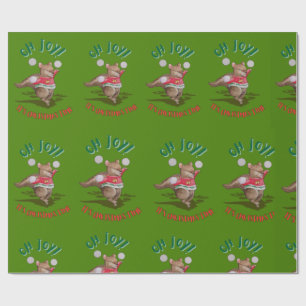 Papier cadeau Joie de Noël