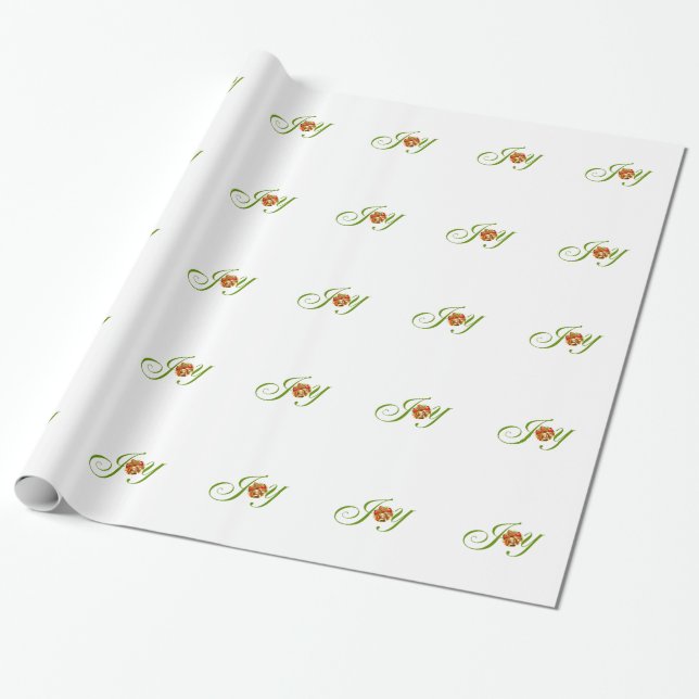 Papier Cadeau Joie Noël cloches Noël Noël Noël Design (Déroulé)