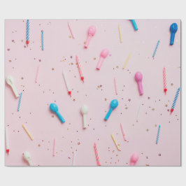 PAPIER CADEAU JOLI ANNIVERSAIRE