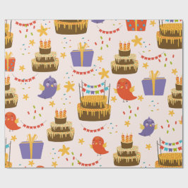 PAPIER CADEAU JOLI ANNIVERSAIRE
