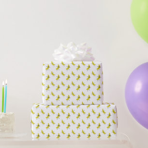 Papier Cadeau Joli Anniversaire Enfants Été Kawaii Banane