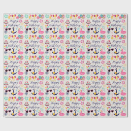 Papier Cadeau Joli Anniversaire Nautique