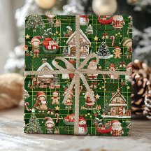 Joli atelier Père Noël Elfes Christmas Découpage