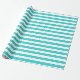 Papier Cadeau Joli Bleu rayé