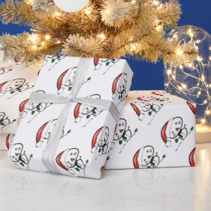 Papier Cadeau Joli bonhomme de neige de Noël