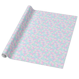 Papier Cadeau Joli Cadeau Roses Roses Roses Roses, Papillons Bla