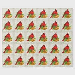 Papier Cadeau Joli Cardinal Elegant Enveloppement Cadeau - SRF