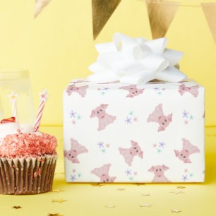Papier Cadeau Joli Cochon Rose Barnyard Anniversaire Enfants