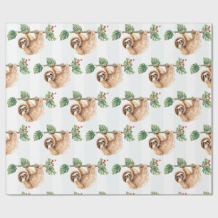 Papier Cadeau Joli fentes accroché à l'aquarelle vers le bas