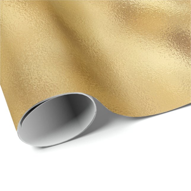 Papier Cadeau Joli Glam Gold (Coin rond)