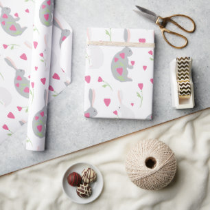 Papier Cadeau Joli lapin.