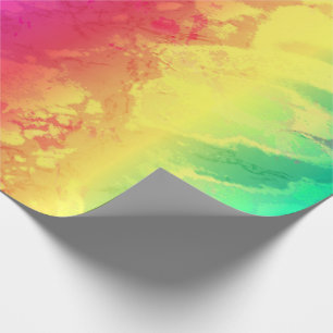 Papier Cadeau Joli marbre arc-en-ciel 🌈