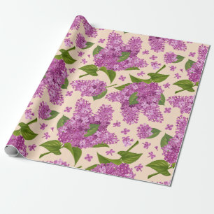 Papier Cadeau Joli motif floral