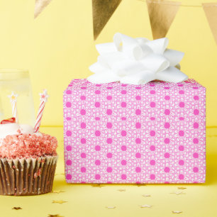 Papier Cadeau Joli motif floral de fond