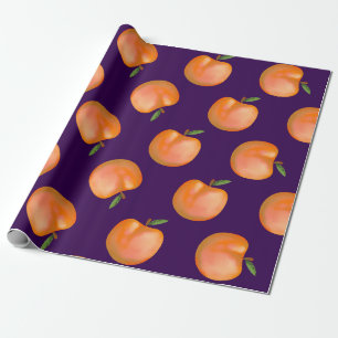 Papier Cadeau joli motif pêche lumineux