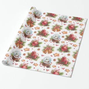 Papier Cadeau Joli papier d'enveloppement de Noël