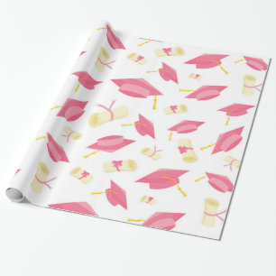Papier Cadeau Joli Pretty Rose Graduate