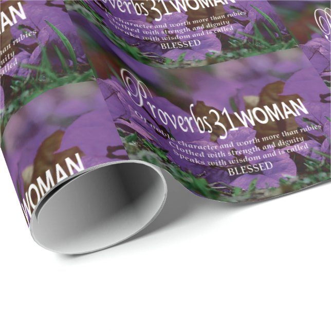 Papier Cadeau Joli PROVERBE Floral 31 (Coin rond)