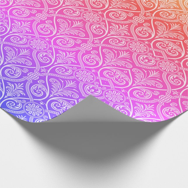 Papier Cadeau Joli Rainbow Motif moderne (Coin)