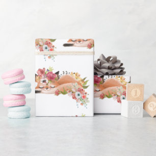 Papier Cadeau Joli renard aquarelle