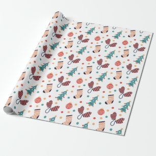 Papier Cadeau Joli thème de Noël