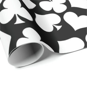 Papier Cadeau Jolie carte couleur motif Casino