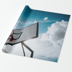 Papier Cadeau Jolie conception de basket-ball
