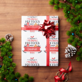 Papier Cadeau Jolie Noël Thème Fête