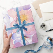 Jolies fleurs aquarelles pastel de couleur