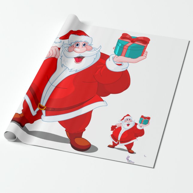 Papier Cadeau Jolies ornements Gants Cadeaux Étoil (Déroulé)