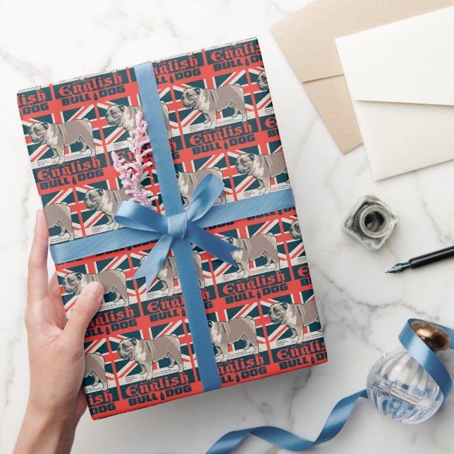 Papier Cadeau Jolly Good English Bulldog (Cadeaux)
