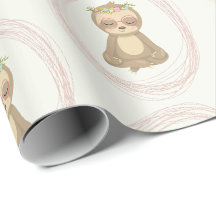 Jote Sloth rose Zen Yoga Lotus Dessin Motif