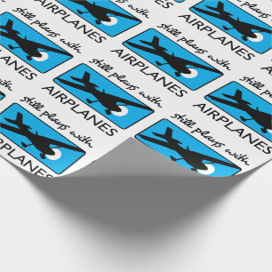 Papier Cadeau Joue Toujours Avec Des Avions