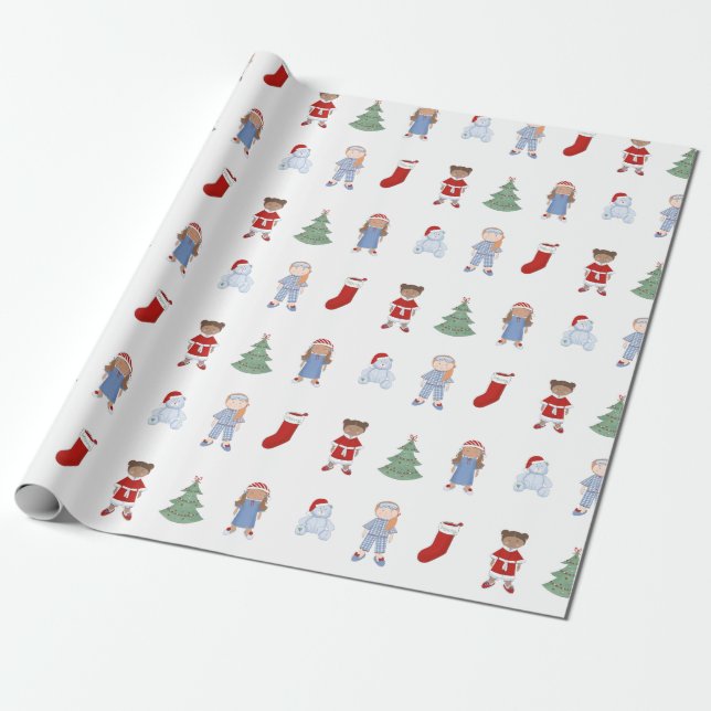Papier Cadeau Jouets de Noël Toddler Dream (Déroulé)