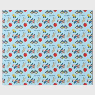 Papier Cadeau Jouets pour enfants personnalisés Motif