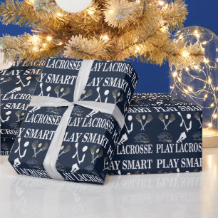 Papier Cadeau Joueur de crosse Anniversaire