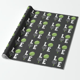 Papier Cadeau Joueur de tennis Ball and Rackets
