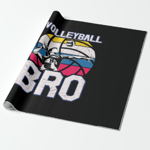 Papier Cadeau Joueur de volley-ball   Volleyball Bro