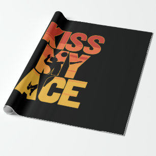 Papier Cadeau Joueur de Volleyball   Kiss My Ace