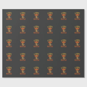 Papier Cadeau Jour de bonbons Halloween Pirate Crâne Canne