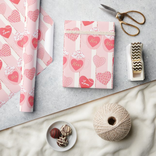 Papier Cadeau Jour des Valentines (Artisanat)