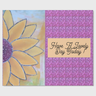 Papier Cadeau Jour du tournesol