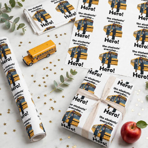 Papier Cadeau Journée d'appréciation des héros que sont les cond