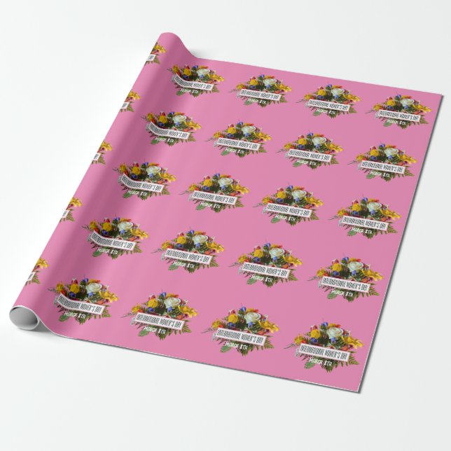 PAPIER CADEAU JOURNÉE INTERNATIONALE DE LA FEMME 8 MARS (Déroulé)
