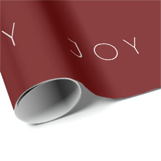 Papier Cadeau Joy Berry Motif minimaliste moderne de typographie