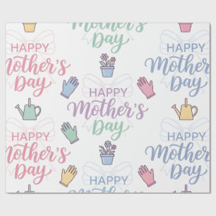 Papier Cadeau-Joyeuse Fête des Mères Papier Cadeau