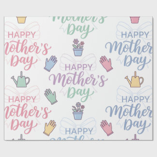 Papier Cadeau-Joyeuse Fête des Mères Papier Cadeau