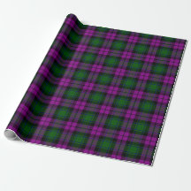 Joyeuses Fêtes de Noël Carreaux Fuchsia Vert