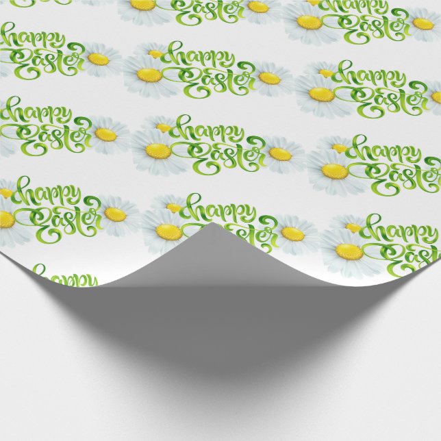 Papier Cadeau Joyeuses fêtes de Pâques Papier d'enveloppement de (Coin)