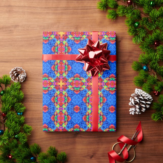 Papier Cadeau Joyeuses Fêtes Non Dénominantes (Cadeau de vacances)